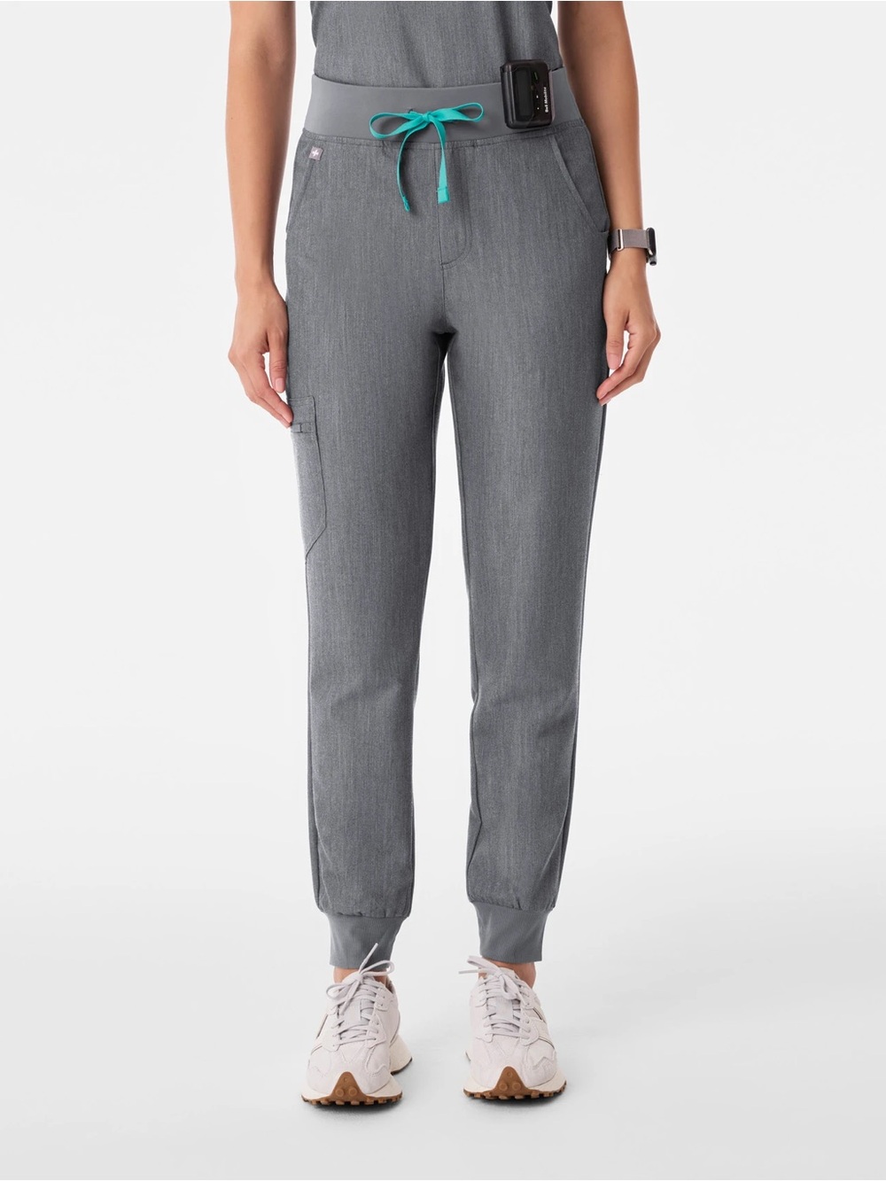 FIGS Zamora High-Rise Jogger Scrub Pant graphite medium tall